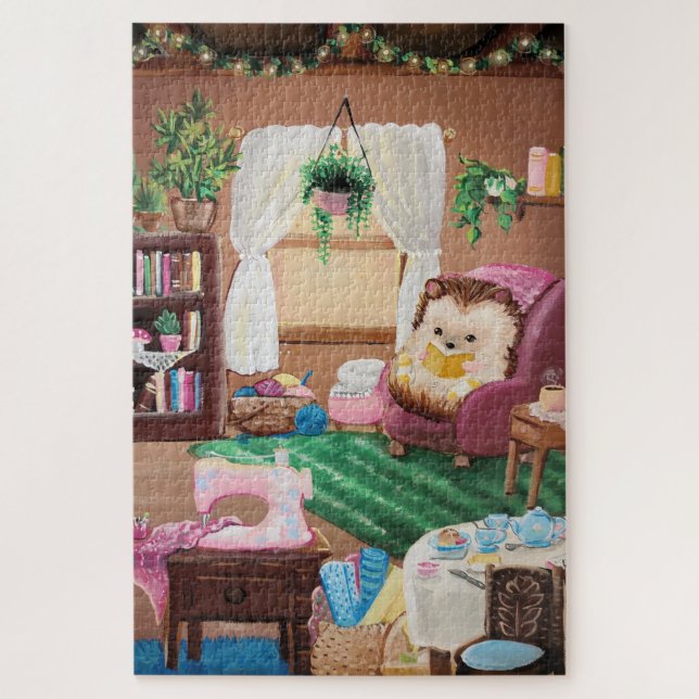 Puzzle Hygge Hedgehog (Vertical)