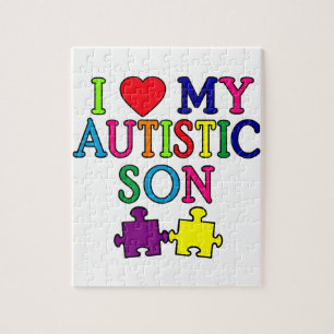 Puzzle I coeur mon fils autiste