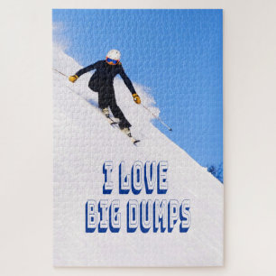 Puzzle I Love Big Dumps Ski Downhill