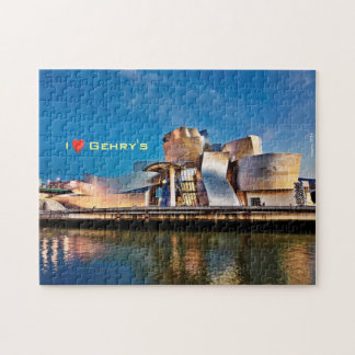 Puzzle I love Frank Gerhy's Guggenheim Museum Bilbao