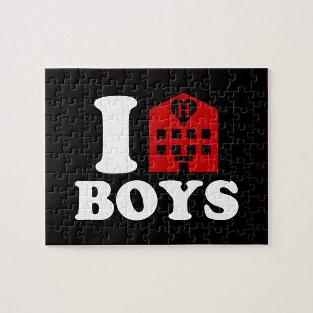 Puzzle I Love Hotel Boys (Horizontal)
