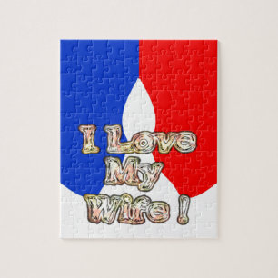 Puzzle "I Love My Wife" Imprimer