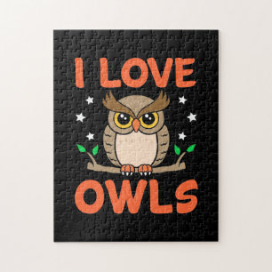 Puzzle I Love Owls