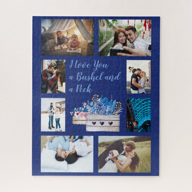 Puzzle I Love You a Bushel and a Peck Photo (Vertical)
