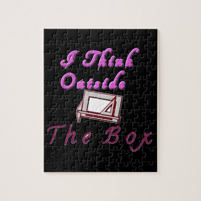Puzzle I Think Out of the Box : Design créatif (Vertical)