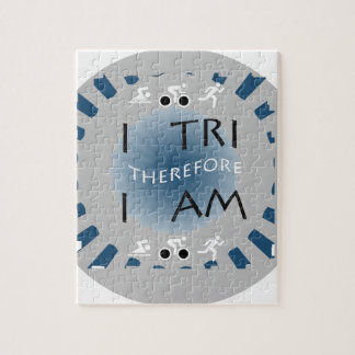 Puzzle I tri par conséquent je suis triathlon