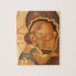 Puzzle Icône orthodoxe Vierge Marie et de bébé Jésus