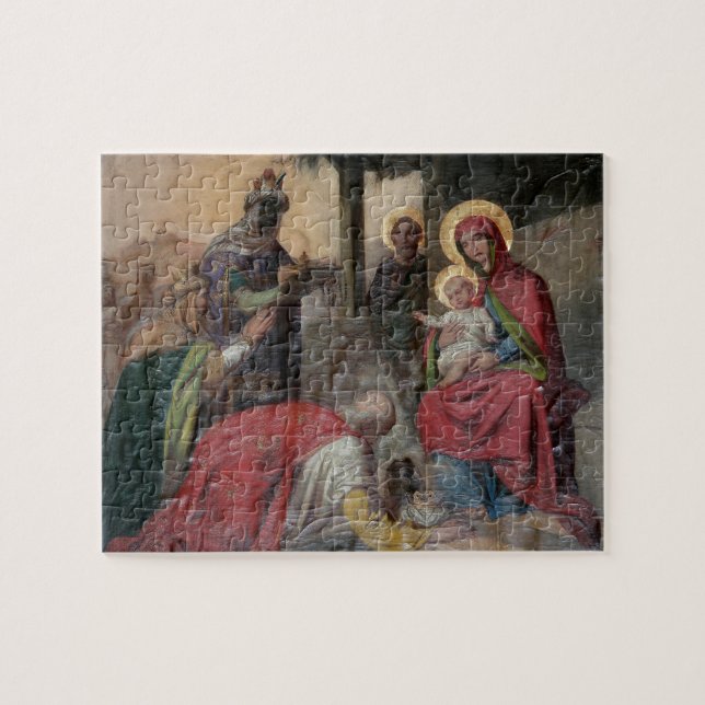 Puzzle icongraphie orthodoxe serbe à l'église de Valjevo. (Horizontal)
