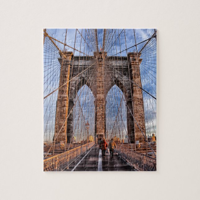 Puzzle Iconic New York Landmark Brooklyn Bridge (Vertical)