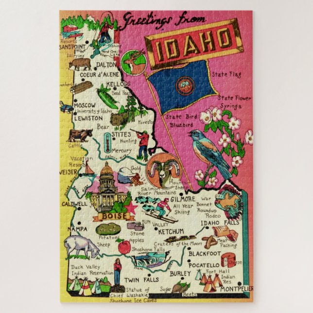 Puzzle Idaho 20x30 (Vertical)