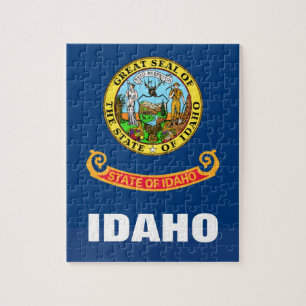 PUZZLE IDAHO FLAG