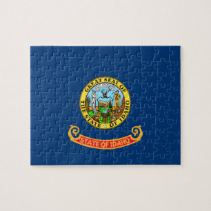 Puzzle Idaho State Flag