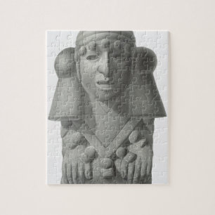 Puzzle Idole en pierre de Dieu Cocijo, plat de pluie de