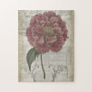 Puzzle III floral français