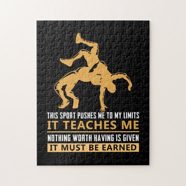 Puzzle IL DOIT ÊTRE GARDÉ lutte (Vertical)