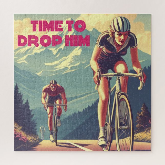Puzzle Il Est Temps De Le Laisser Cycler (Vertical)