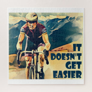 Puzzle Il ne devient pas plus facile de faire du vélo