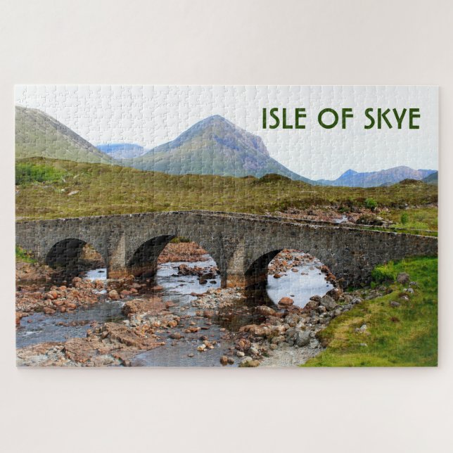 Puzzle Île de Skye : Pont Sligachan, Écosse (Horizontal)