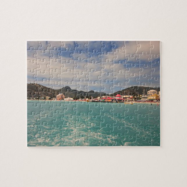 Puzzle Île Saint-Martin/Saint-Martin, Caraïbes (Horizontal)
