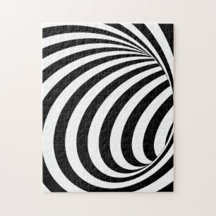 Puzzle Illusion optique 3D de trou spiral