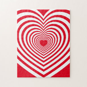 Puzzle Illusion optique du coeur frustrante
