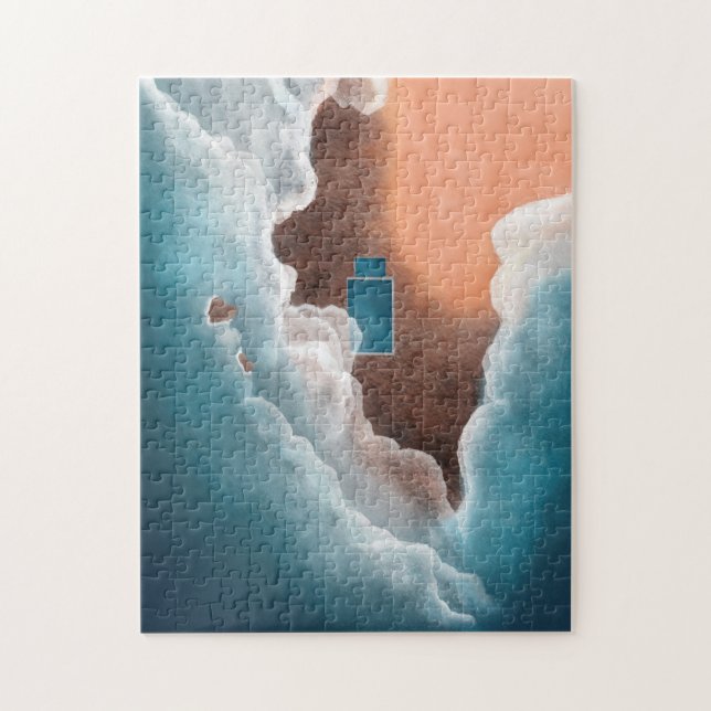 Puzzle Illustration aérienne Mona Vale Rock Pool Sydney (Vertical)