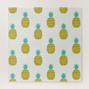 Puzzle Illustration amusante Vintage ananas sans voile.