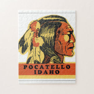 Puzzle Illustration d'affiche de Vintage voyage de
