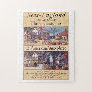 Puzzle Illustration d'affiche de Vintage voyage de la