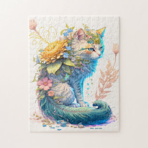 Puzzle Illustration d'artiste majestic Kitty Cat