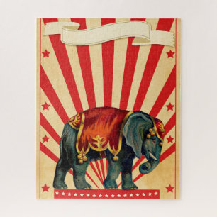 Puzzle Illustration de cirque vintage