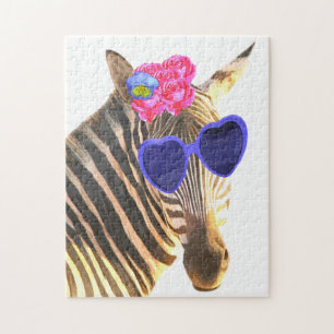 Puzzle Illustration de Cute Zebra