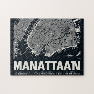 Puzzle Illustration de la carte de Manhattan