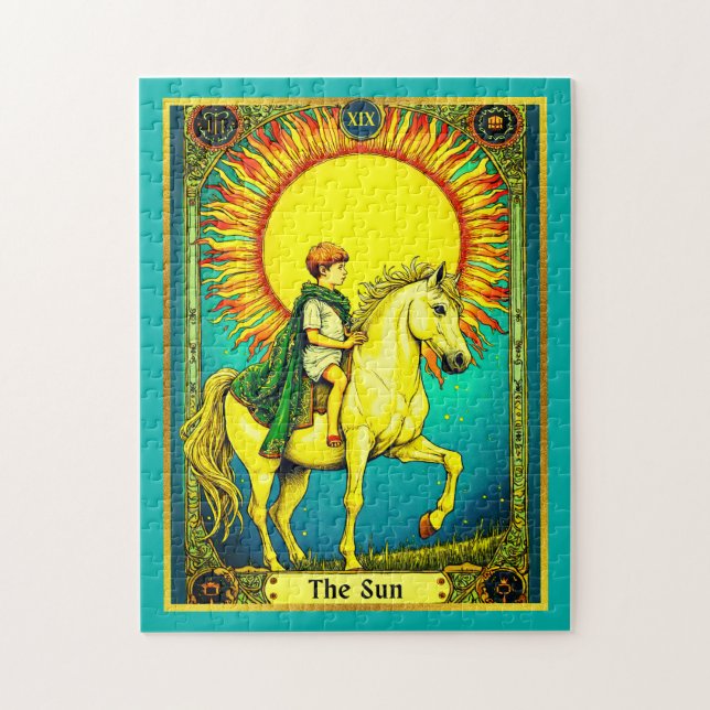 Puzzle Illustration de la carte Tarot, Le Soleil (Vertical)