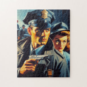 Puzzle Illustration de la police vintage de pâte