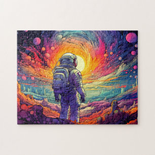 Puzzle Illustration de l'espace et au-delà