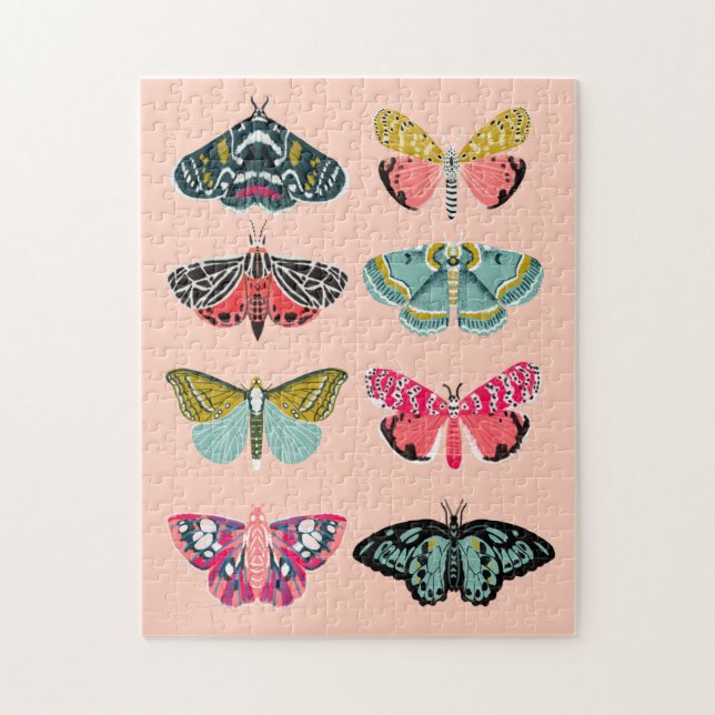 Puzzle Illustration de l'étude de la papillon de nuit no  (Vertical)