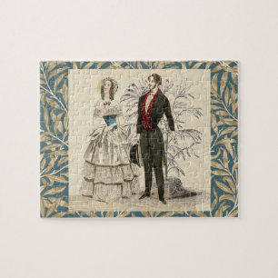 Puzzle Illustration de mariage victorien vintage 1844