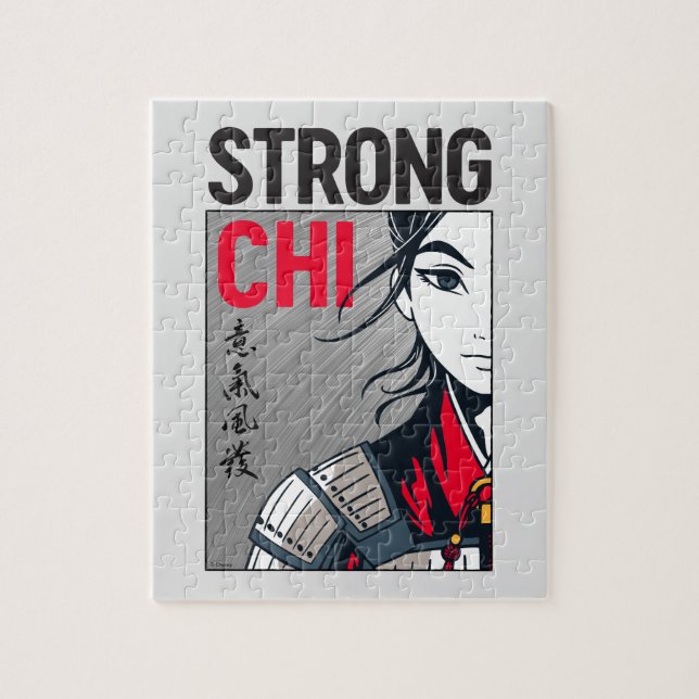 Puzzle Illustration de Mulan "Strong Chi" (Vertical)