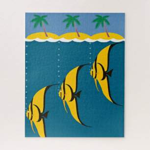 Puzzle Illustration de voyage en Australie vintage