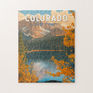 Puzzle Illustration de voyage vintage Colorado