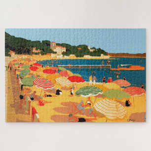 Puzzle Illustration de voyage vintage Riviera Beach