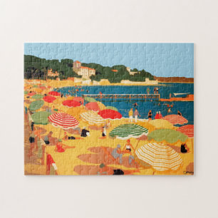 Puzzle Illustration de voyage vintage Riviera Beach
