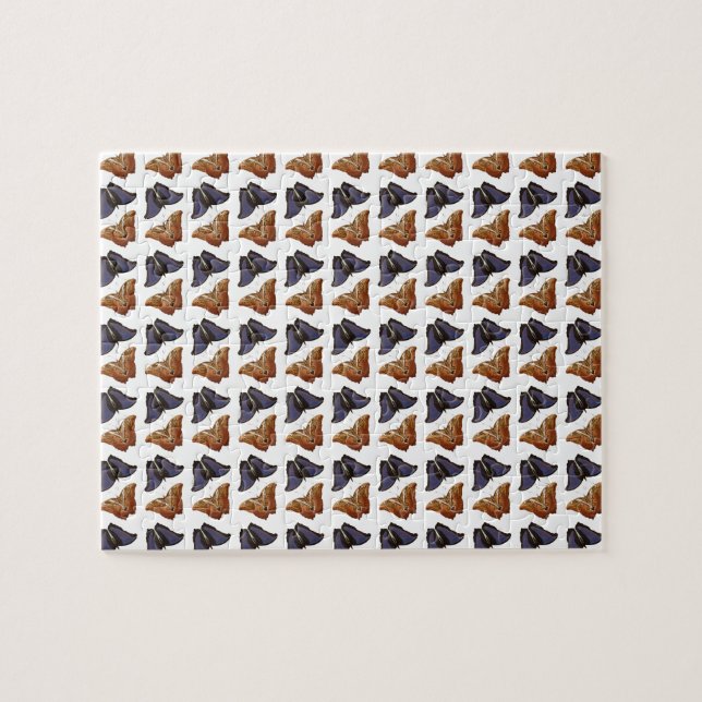 Puzzle Illustration des papillons vintages (Horizontal)