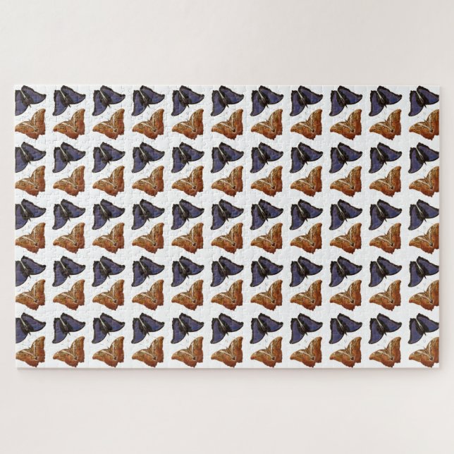 Puzzle Illustration des papillons vintages (Horizontal)