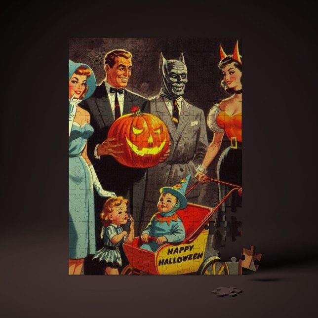 Puzzle Illustration d'Halloween vintage (Créateur téléchargé)