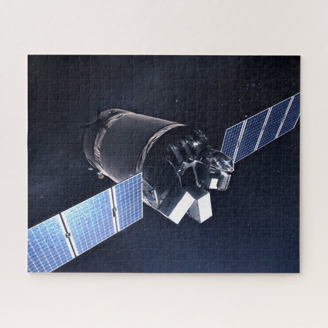 Puzzle Illustration Du Dragon Xl Spacecraft. (Horizontal)