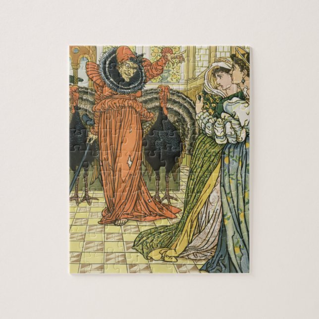 Puzzle Illustration du nain jaune, première édition (Vertical)