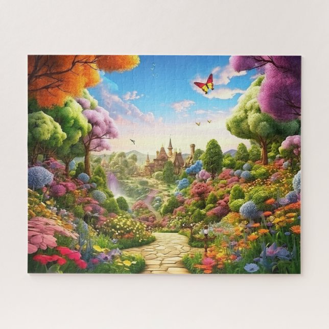 Puzzle Illustration du ressort du village (Horizontal)