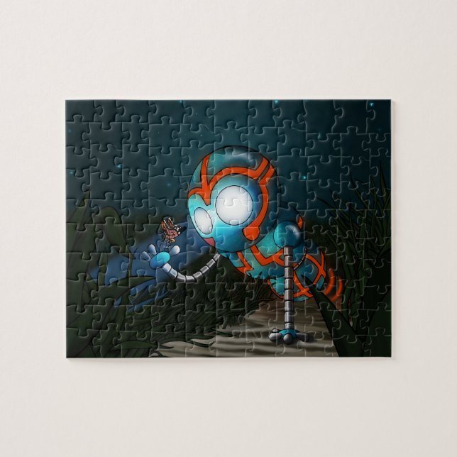 Puzzle Illustration du robot mignon (Horizontal)